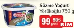 YÖRÜKOĞLU SÜZME YOĞURT 750 G fiyat ve kampanya bilgisi